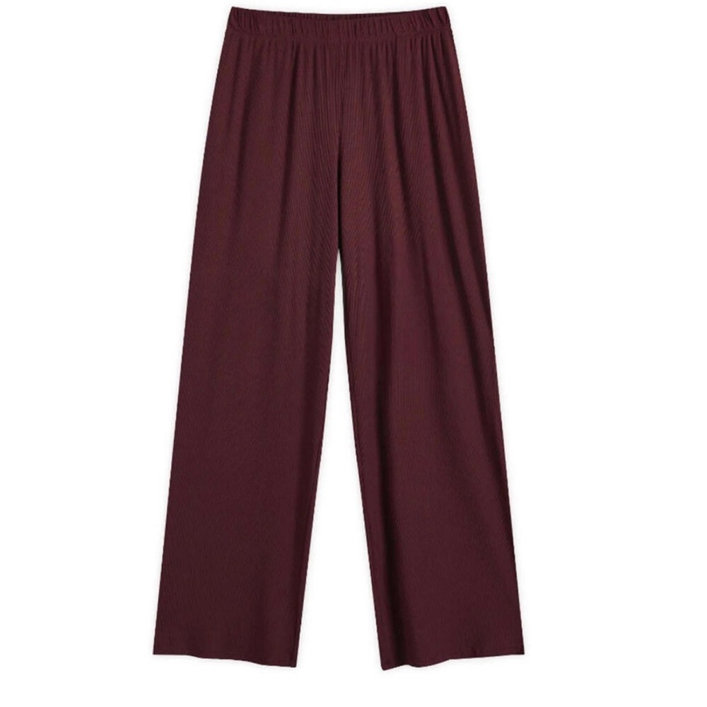 ♥️SKIMS SOFT LOUNGE LOOSE PANTS IN BORDEAUX M